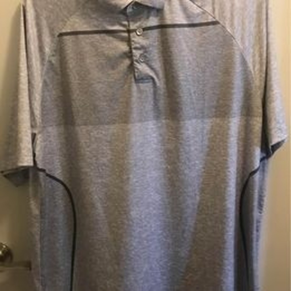 Men’s XL pro Tour polo golf shirt gray comfortable lightweight material